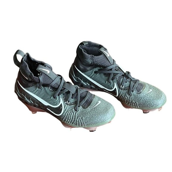 Nike Alpha Huarache NXT Black Metal Baseball Cleats - DJ6517-010 - Size 7 - Picture 2 of 7